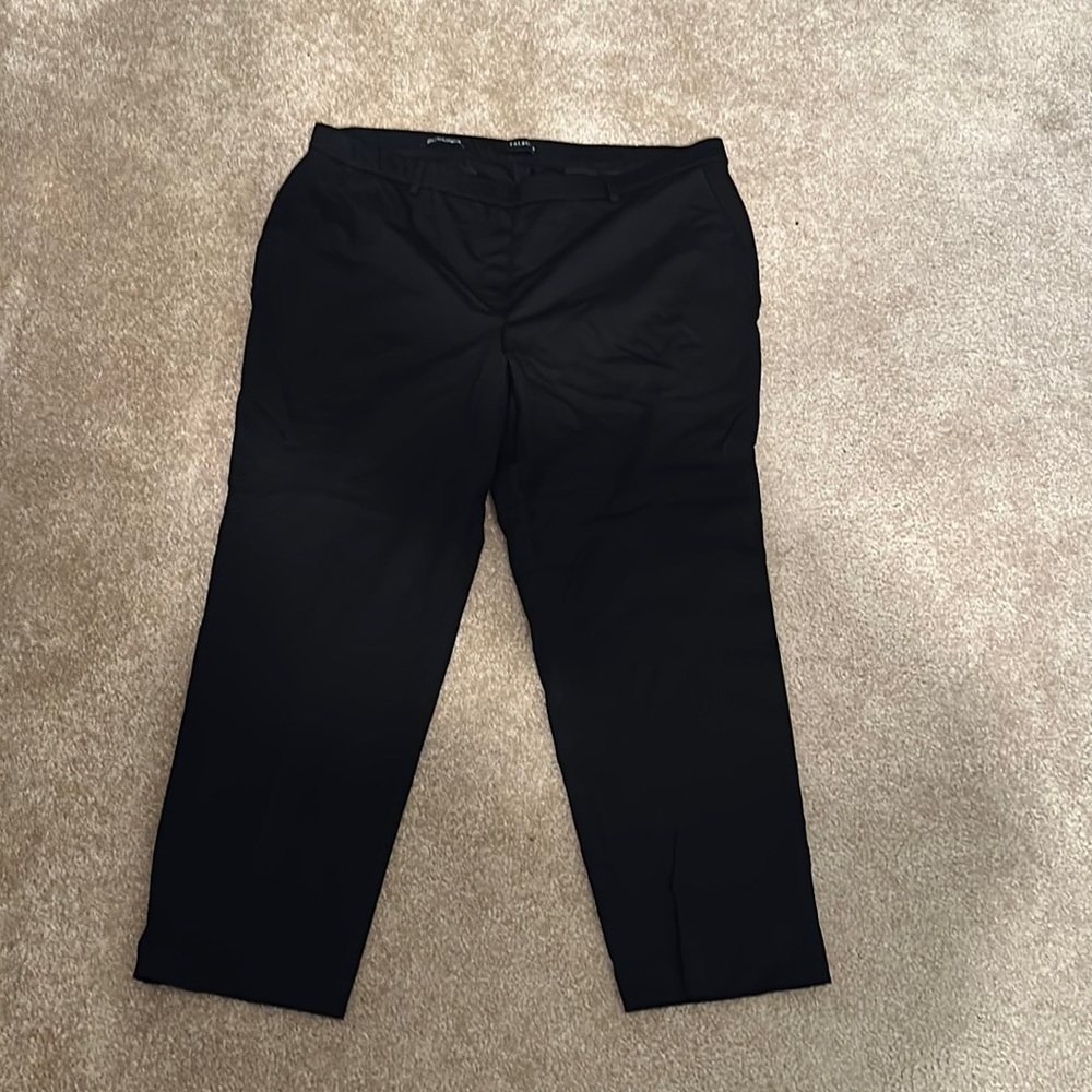 Talbots Plus Size Black Work Pants Size 20